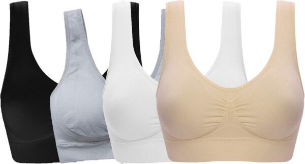Women Comfort Workout Sports Bra Low-Impact Activity Sleep Bras