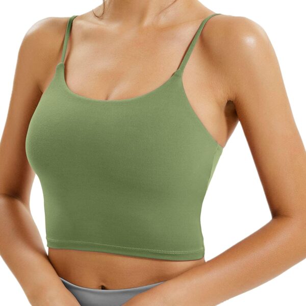 Women Padded Sports Bra Fitness Workout Running Yoga Tank Top